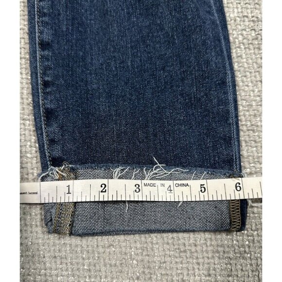 Joes Jeans Womens‎ 28 Blue Boyfriend Slim Crop Stretch Distressed - Picture 10 of 13